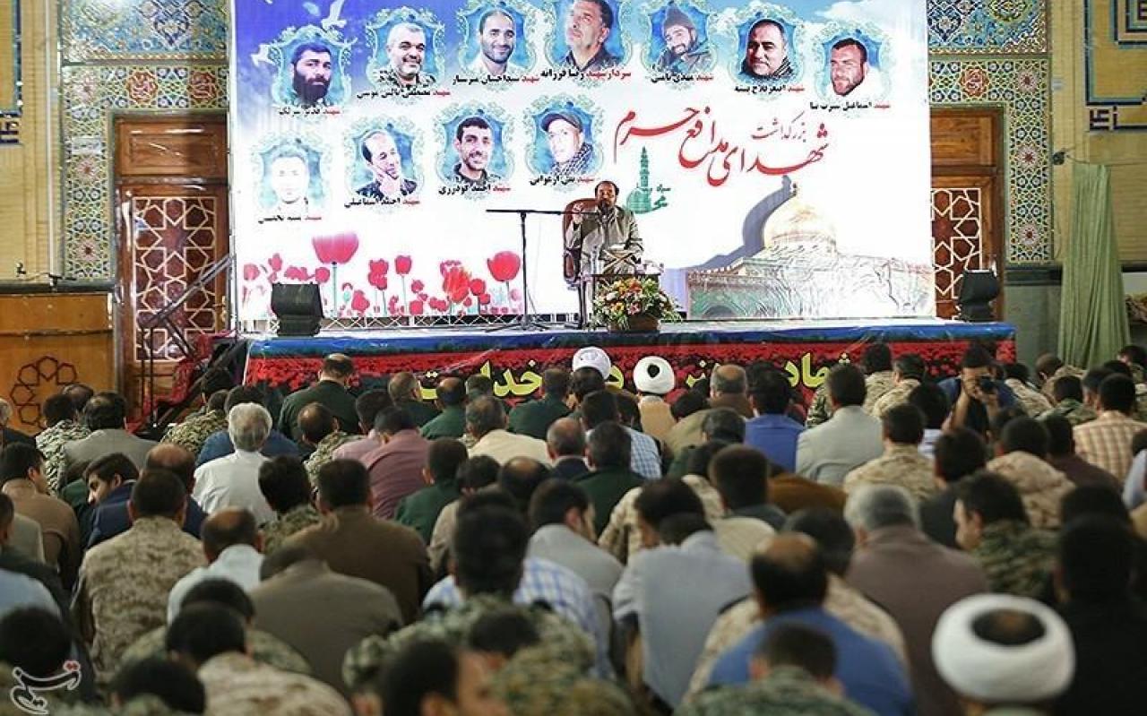 مراسم تجلیل از خانواده 13 شهید مدافع حرم سپاه تهران برگزار شد