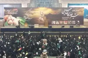 مراسم شیرخوارگان حسینی در مصلای تهران برگزار شد + تصاویر