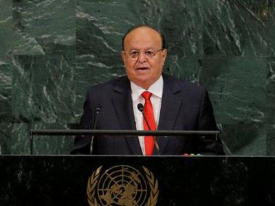منصور هادی: سازمان ملل باید “کودتاچیان” یمن را تحت فشار بگذارد!