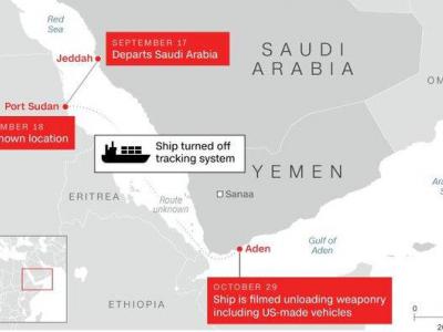 گزارش CNN درباره انتقال محموله سلاح‌های آمریکایی به یمن
