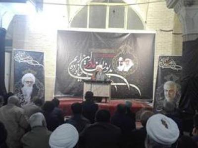 برگزاری مراسم ارتحال آیت الله حائری شیرازی در شیراز