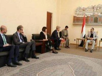 دیدار رئیس شورای عالی سیاسی یمن با سفرای فرانسه و هلند