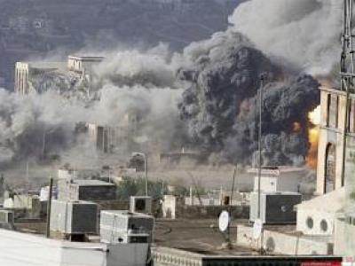 شش حمله هوایی ائتلاف سعودی به استان صعده یمن