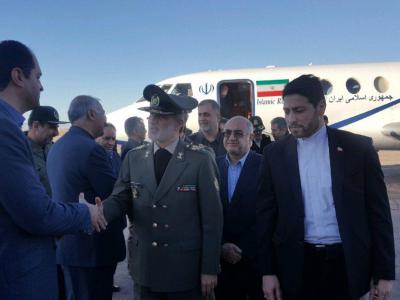 وزیر دفاع و پشتیبانی نیرو‌های مسلح وارد کرمان شد